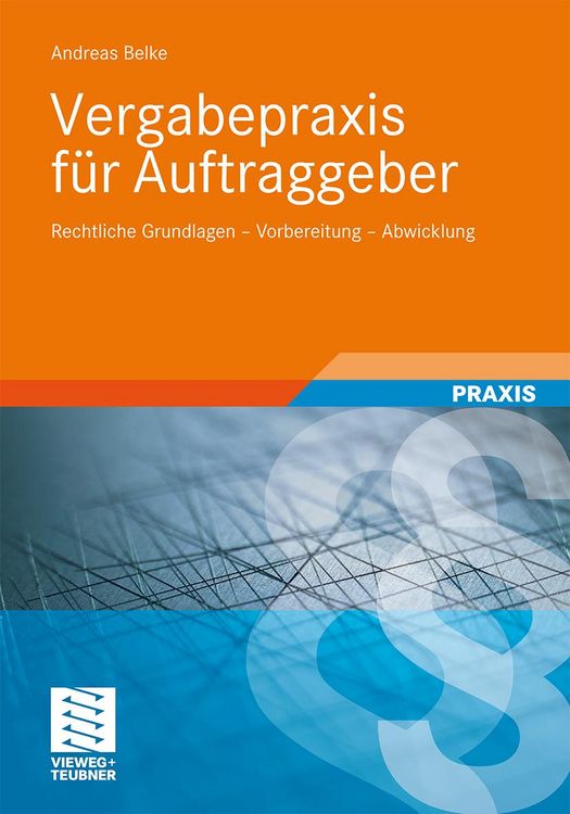 Produktbild: Vergabepraxis f&uuml;r Auftraggeber