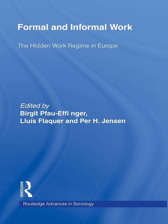 Produktbild: Formal and Informal Work