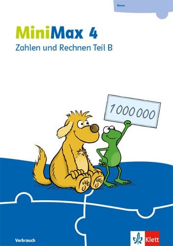 Produktbild: MiniMax 4. Themenheft Zahlen und Rechnen B - Verbrauchsmaterial Klasse 4