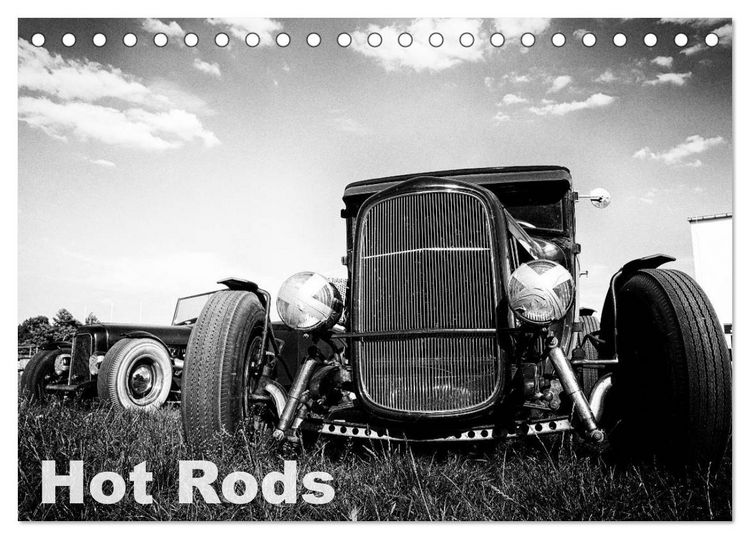 Produktbild: Hot Rods (Tischkalender 2026 DIN A5 quer), CALVENDO Monatskalender