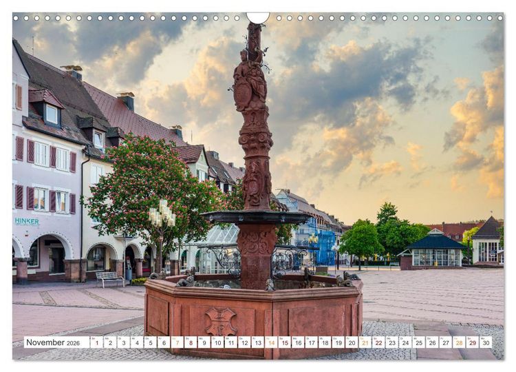 Produktbild: Freudenstadt Stadtansichten (Wandkalender 2026 DIN A3 quer), CALVENDO Monatskalender