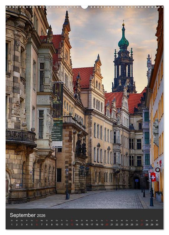 Produktbild: Mein Dresden (Wandkalender 2026 DIN A2 hoch), CALVENDO Monatskalender