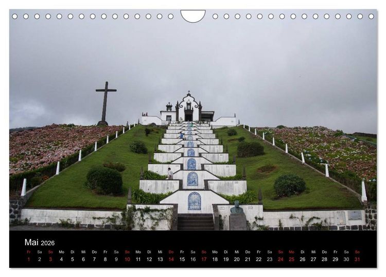 Produktbild: Azoren - bezaubernde Inselwelt. Eindr&uuml;cke auf Sao Miguel (Wandkalender 2026 DIN A4 quer), CALVENDO Monatskalender