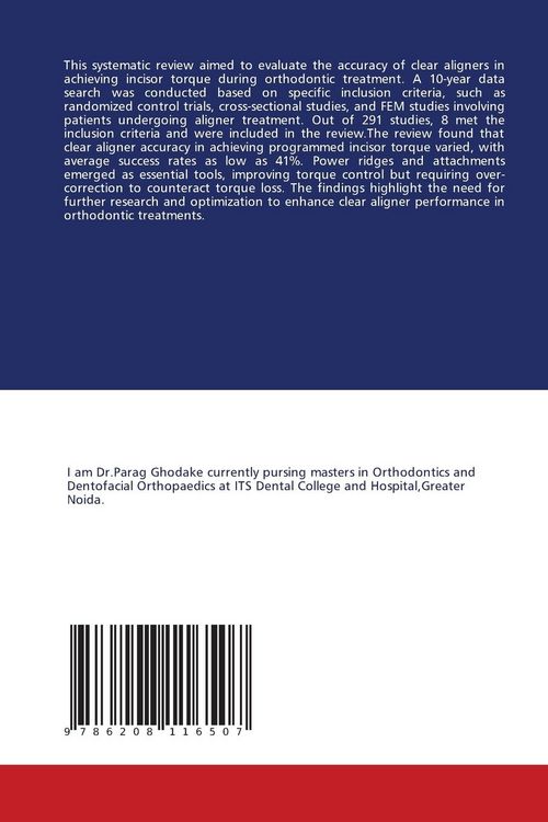 Produktbild: Accuracy Of Clear Aligners For Incisor Torque in Orthodontic Treatment