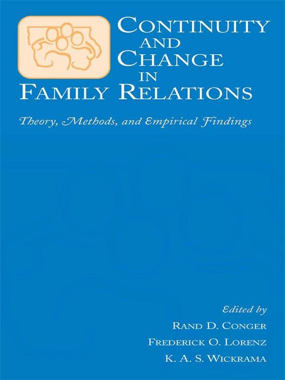 Produktbild: Continuity and Change in Family Relations