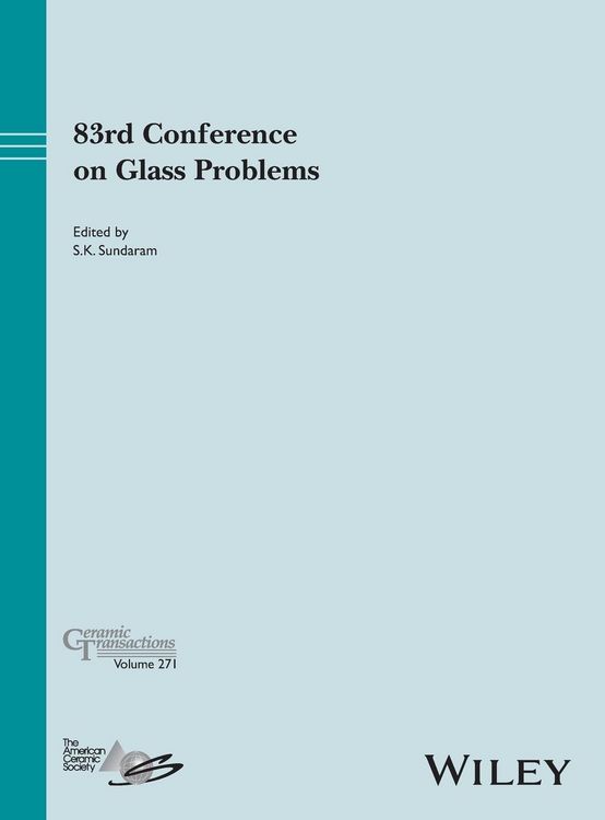 Produktbild: 83rd Conference on Glass Problems, Volume 271