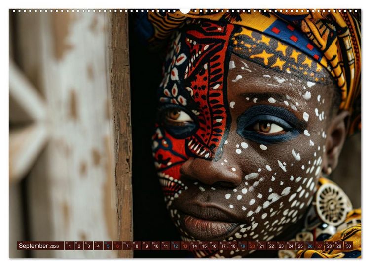 Produktbild: Faszination Bodypainting (hochwertiger Premium Wandkalender 2026 DIN A2 quer), Kunstdruck in Hochglanz