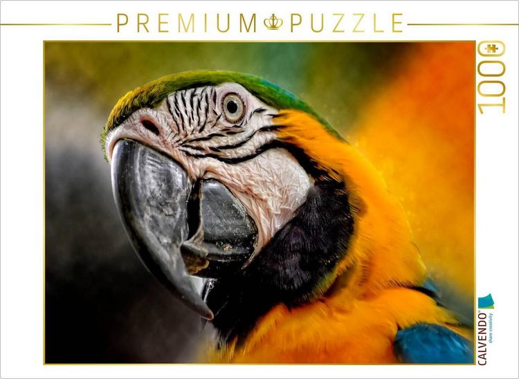 Produktbild: CALVENDO Puzzle Mein bunter Papagei | 1000 Teile Lege-Gr&ouml;&szlig;e 64x48cm Foto-Puzzle f&uuml;r gl&uuml;ckliche Stunden
