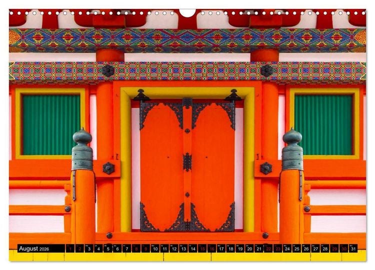 Produktbild: Kyotos Tempel - Bilder aus Japan (Wandkalender 2026 DIN A3 quer), CALVENDO Monatskalender