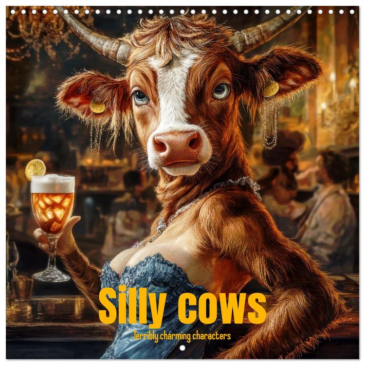 Produktbild: Silly cows - Terribly charming characters (Wall Calendar 2026 12 &times; 12 Inch) CALVENDO 12 Month Wall Calendar