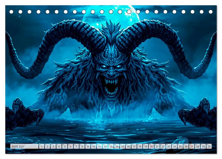 Produktbild: Beowulf &ndash; Die Saga des Drachenbezwingers (Tischkalender 2027 DIN A5 quer), CALVENDO Monatskalender