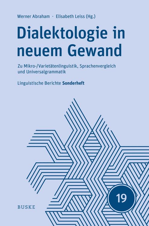 Produktbild: Dialektologie in neuem Gewand