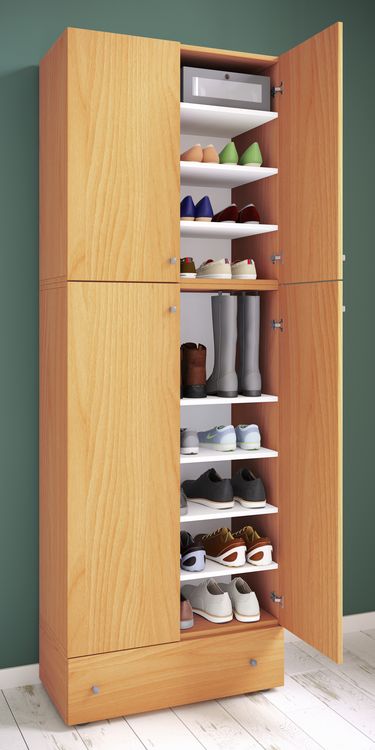 Produktbild: XXL Schuhschrank Kleiderschrank Schrank Lona 9f A