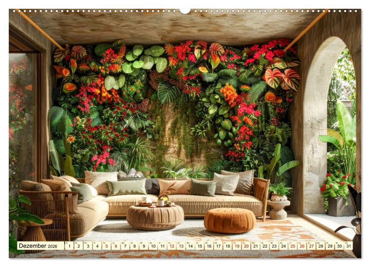 Produktbild: Biophilic Design - Verbundenheit mit der Natur (Wandkalender 2026 DIN A2 quer), CALVENDO Monatskalender