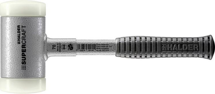 Produktbild: Halder SUPERCRAFT 3377.070 Schonhammer ergonomischer Griff, hart 2250g 335mm 1St.