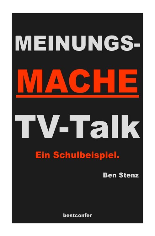 Produktbild: Meinungsmache TV-Talk