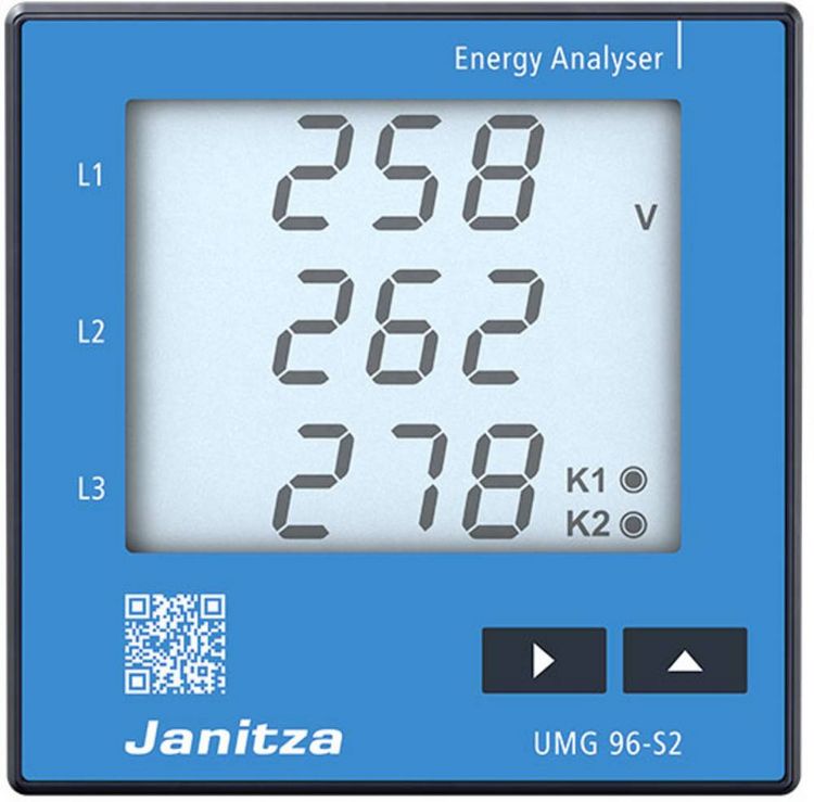 Produktbild: Janitza UMG 96-S2 Digitales Einbaumessger&auml;t
