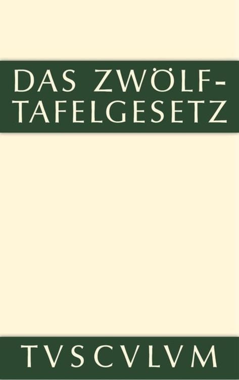 Produktbild: Das Zwölftafelgesetz