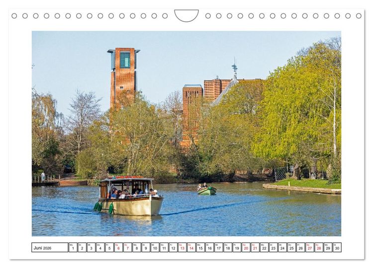 Produktbild: Stratford upon Avon - Shakespeare-Stadt (Wandkalender 2026 DIN A4 quer), CALVENDO Monatskalender