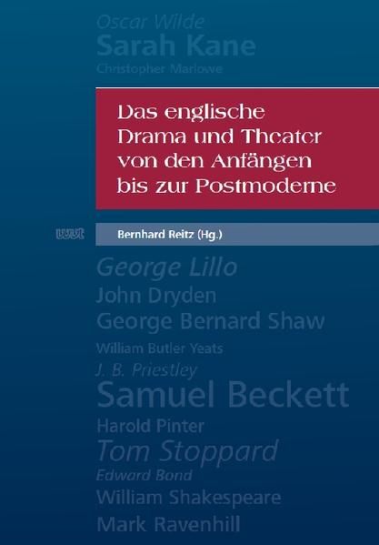 Produktbild: Das englische Drama und Theater von den Anf&auml;ngen bis zur Postmoderne