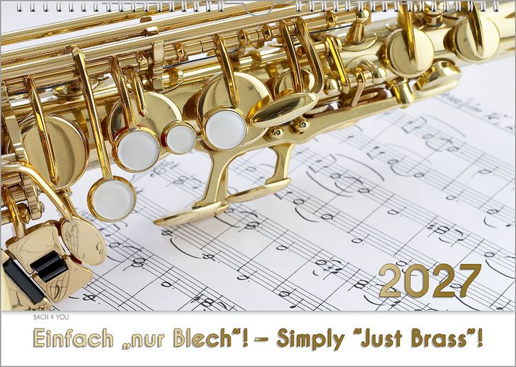 Produktbild: Blech-Instrumente &ndash; Musik-Kalender 2027, DIN A3