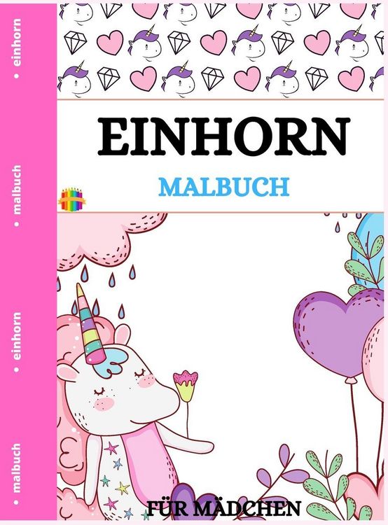 Produktbild: Einhorn Malbuch