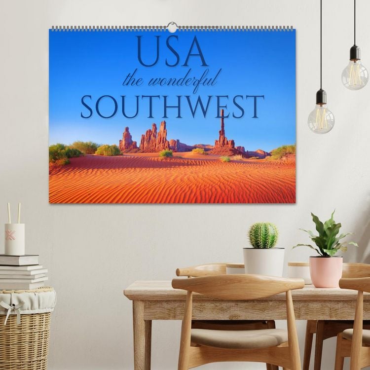 Produktbild: USA the wonderful Southwest (Wall Calendar 2026 DIN A2 landscape), CALVENDO 12 Month Wall Calendar