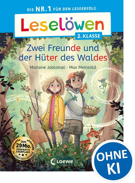 Produktbild: Lesel&ouml;wen 2. Klasse - Zwei Freunde und der H&uuml;ter des Waldes