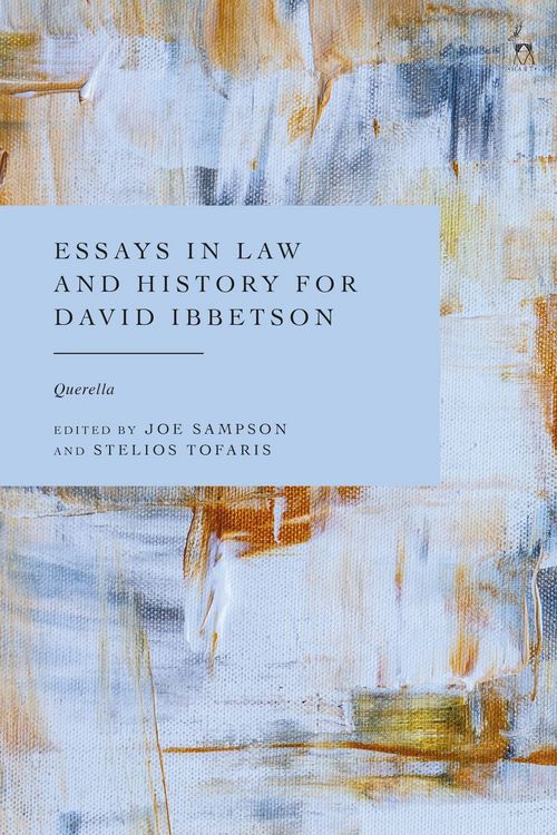 Produktbild: Essays in Law and History for David Ibbetson