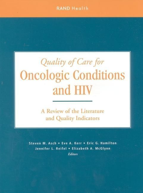 Produktbild: Quality of Care for Oncologic Conditions and HIV