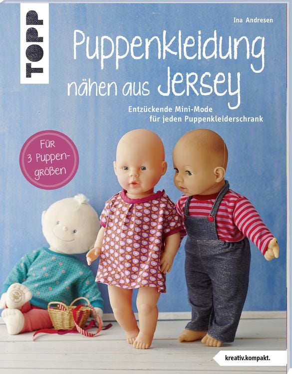 Bild vom Artikel Puppenkleidung nähen aus Jersey (kreativ.kompakt.) vom Autor Ina Andresen