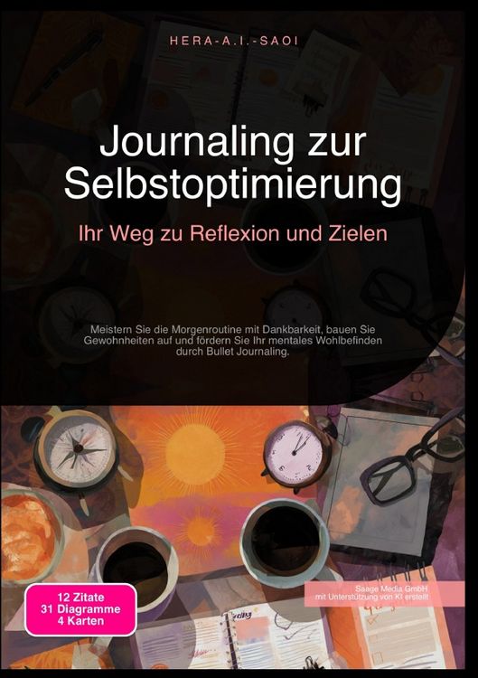 Produktbild: Journaling zur Selbstoptimierung: Ihr Weg zu Reflexion und Zielen