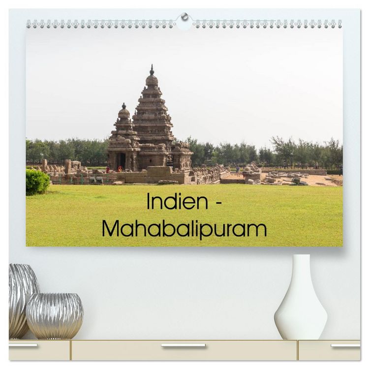 Produktbild: Indien - Mahabalipuram (hochwertiger Premium Wandkalender 2026 DIN A2 quer), Kunstdruck in Hochglanz