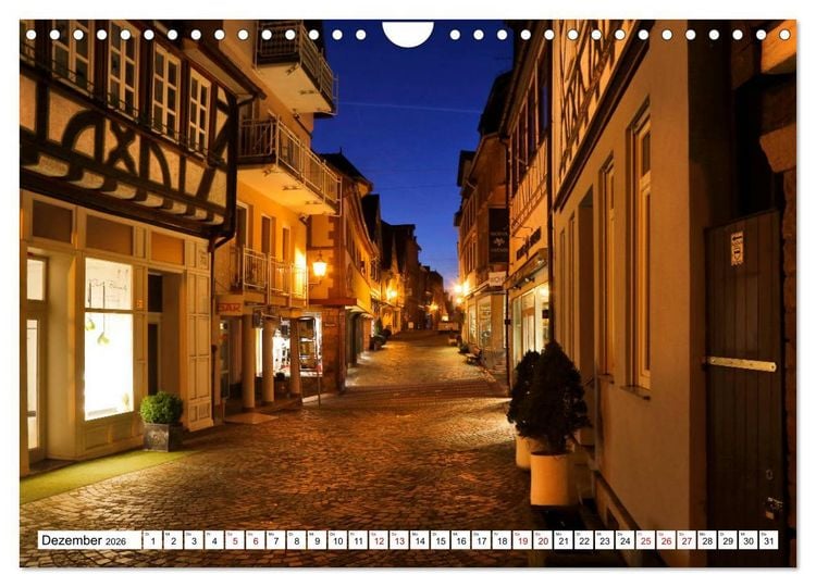 Produktbild: Barbarossastadt Gelnhausen vom Frankfurter Taxifahrer Petrus Bodenstaff (Wandkalender 2026 DIN A4 quer), CALVENDO Monatskalender