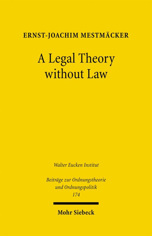 Produktbild: A Legal Theory without Law