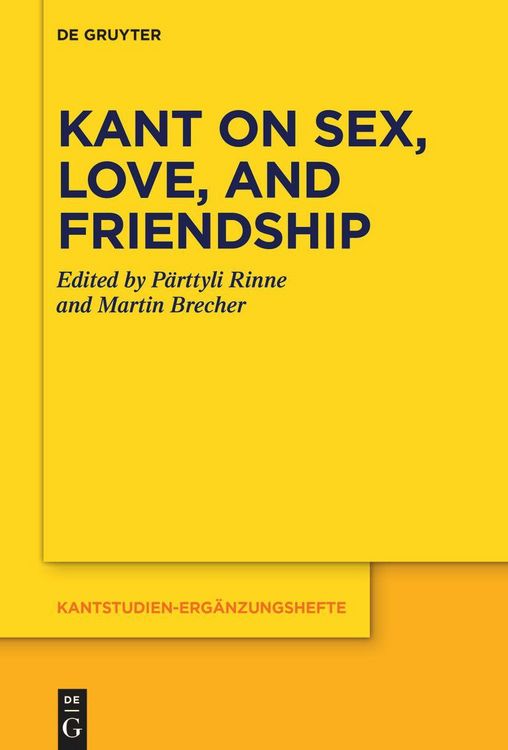 Produktbild: Kant on Sex, Love, and Friendship