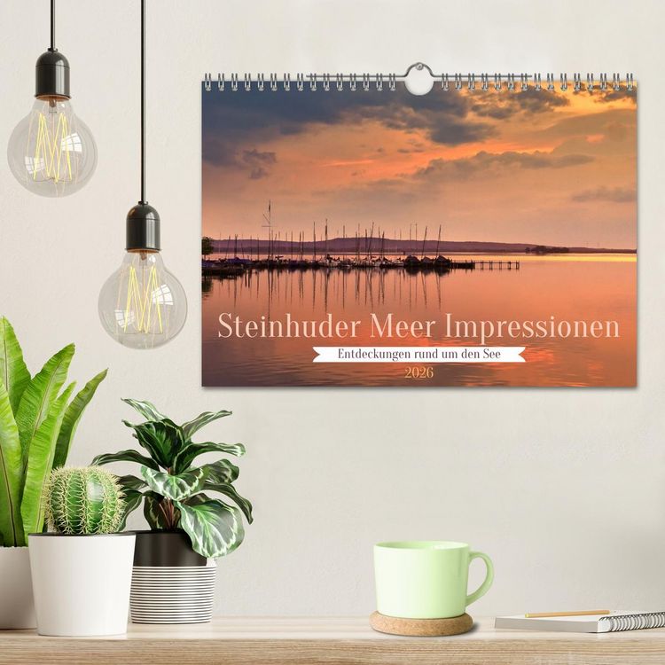Produktbild: Steinhuder Meer Impressionen (Wandkalender 2026 DIN A4 quer), CALVENDO Monatskalender