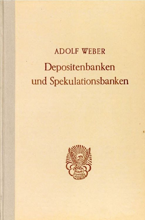 Produktbild: Depositenbanken und Spekulationsbanken.