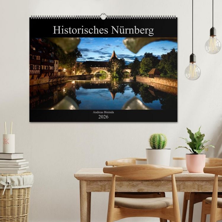 Produktbild: Historisches N&uuml;rnberg (Wandkalender 2026 DIN A2 quer), CALVENDO Monatskalender