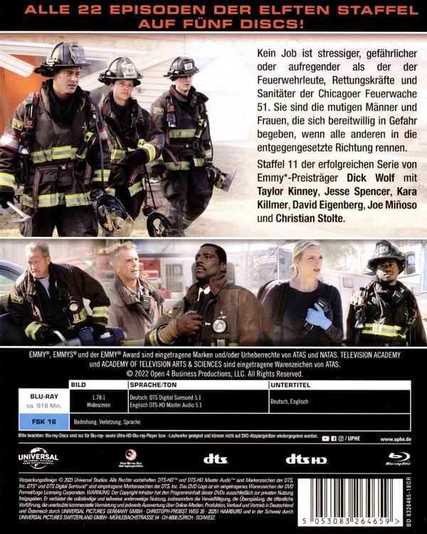 Chicago Fire - Staffel 11 [5 BRs]