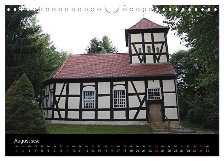 Produktbild: Evangelische Kirchen um Potsdam 2026 (Wandkalender 2026 DIN A4 quer), CALVENDO Monatskalender