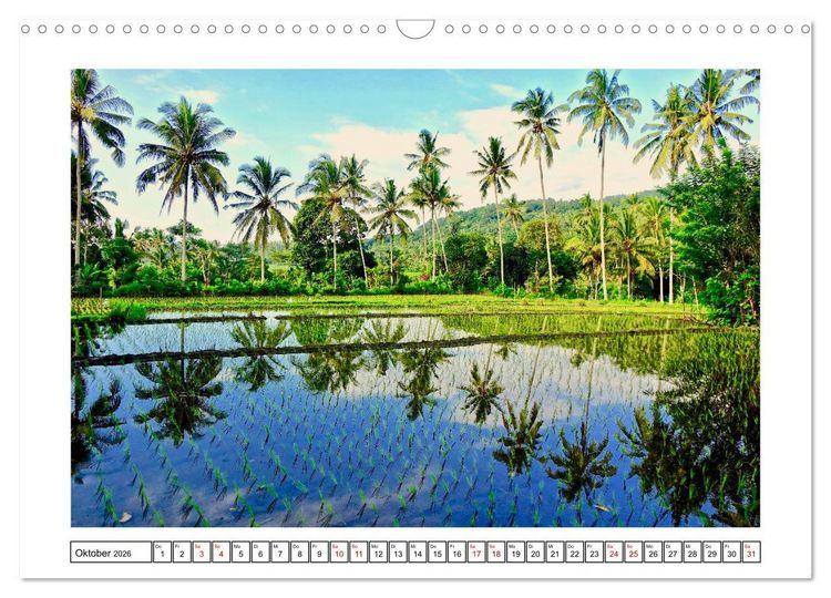 Produktbild: Indonesien. Bali - Java - Sulawesi (Wandkalender 2026 DIN A3 quer), CALVENDO Monatskalender