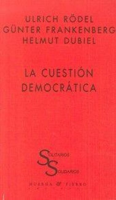 Produktbild: La cuesti&oacute;n democr&aacute;tica