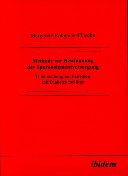 Produktbild: Methode zur Bestimmung der Spurenelementversorgung