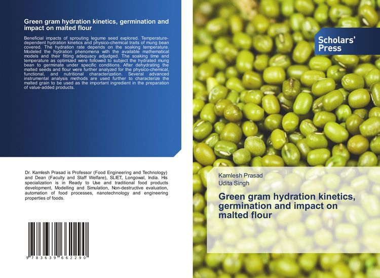 Produktbild: Green gram hydration kinetics, germination and impact on malted flour