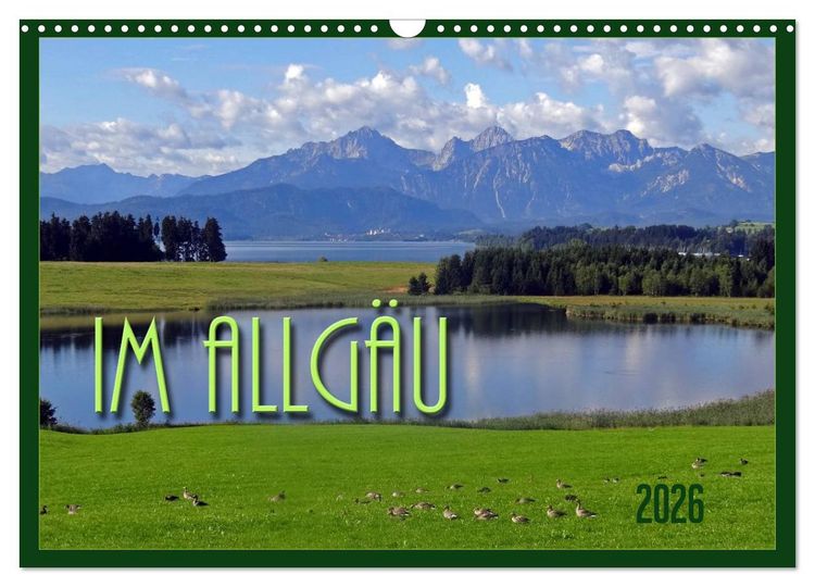 Produktbild: Im Allg&auml;u (Wandkalender 2026 DIN A3 quer), CALVENDO Monatskalender