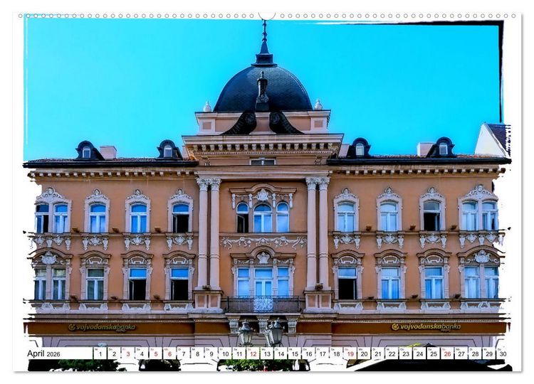 Produktbild: Novi Sad Serbiens unbekannte Sch&ouml;nheit (hochwertiger Premium Wandkalender 2026 DIN A2 quer), Kunstdruck in Hochglanz