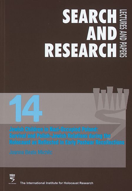 Produktbild: Jewish Children in Nazi-Occupied Poland
