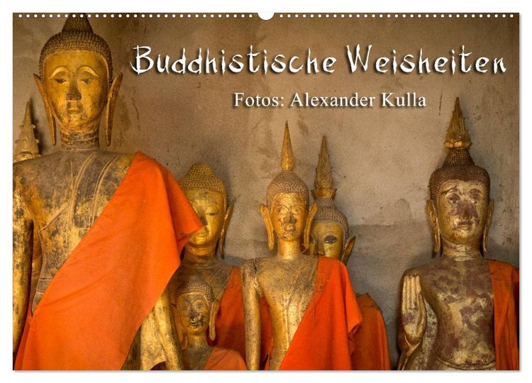 Produktbild: Buddhistische Weisheiten (Wandkalender 2026 DIN A2 quer), CALVENDO Monatskalender