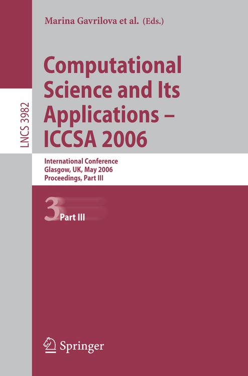Produktbild: Computational Science and Its Applications - ICCSA 2006